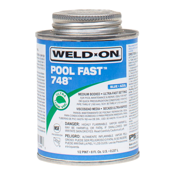 Weld-On 748 Pool Fast Blue - 8 oz