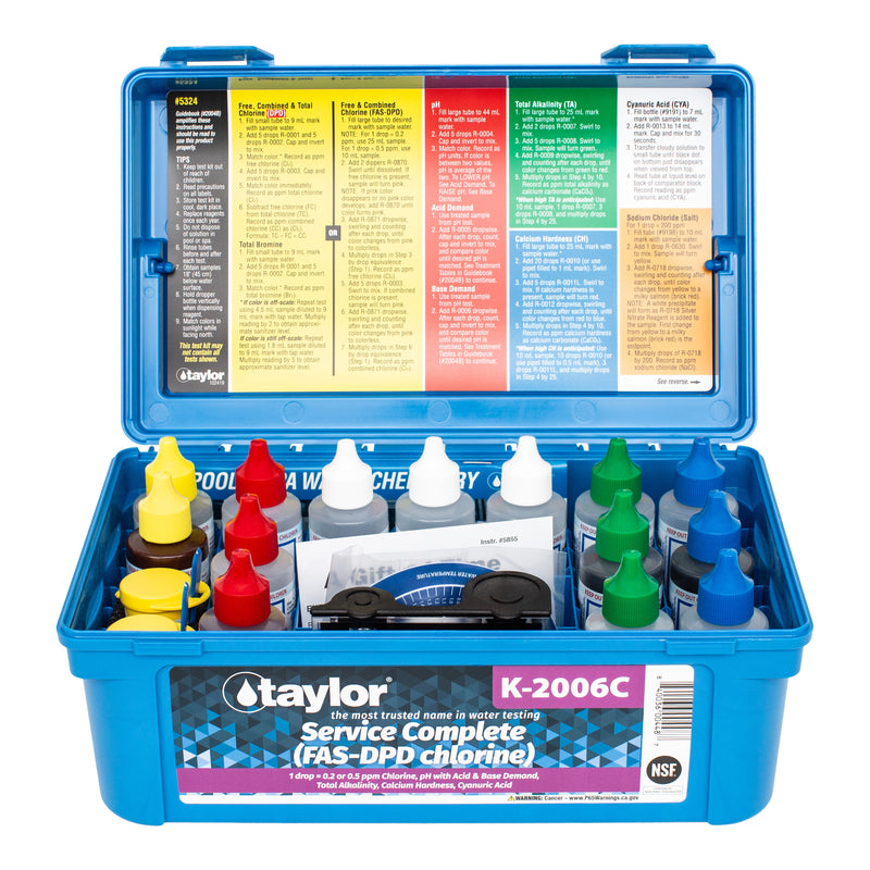 Taylor K-2006C Complete (FAS-DPD Chlorine) Test Kit